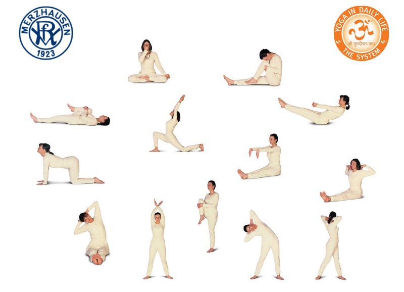 verschiedene Yogapositionen - vfr buergerbad - sommer-yoga 2025